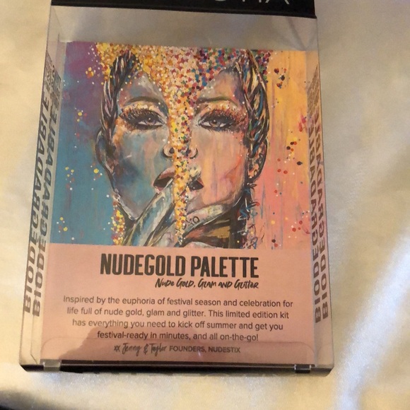 Nudestix Nude Gold 6PC Glam Palette Magnetic Eye and Lip Color Set Sealed NIB - Picture 5 of 16